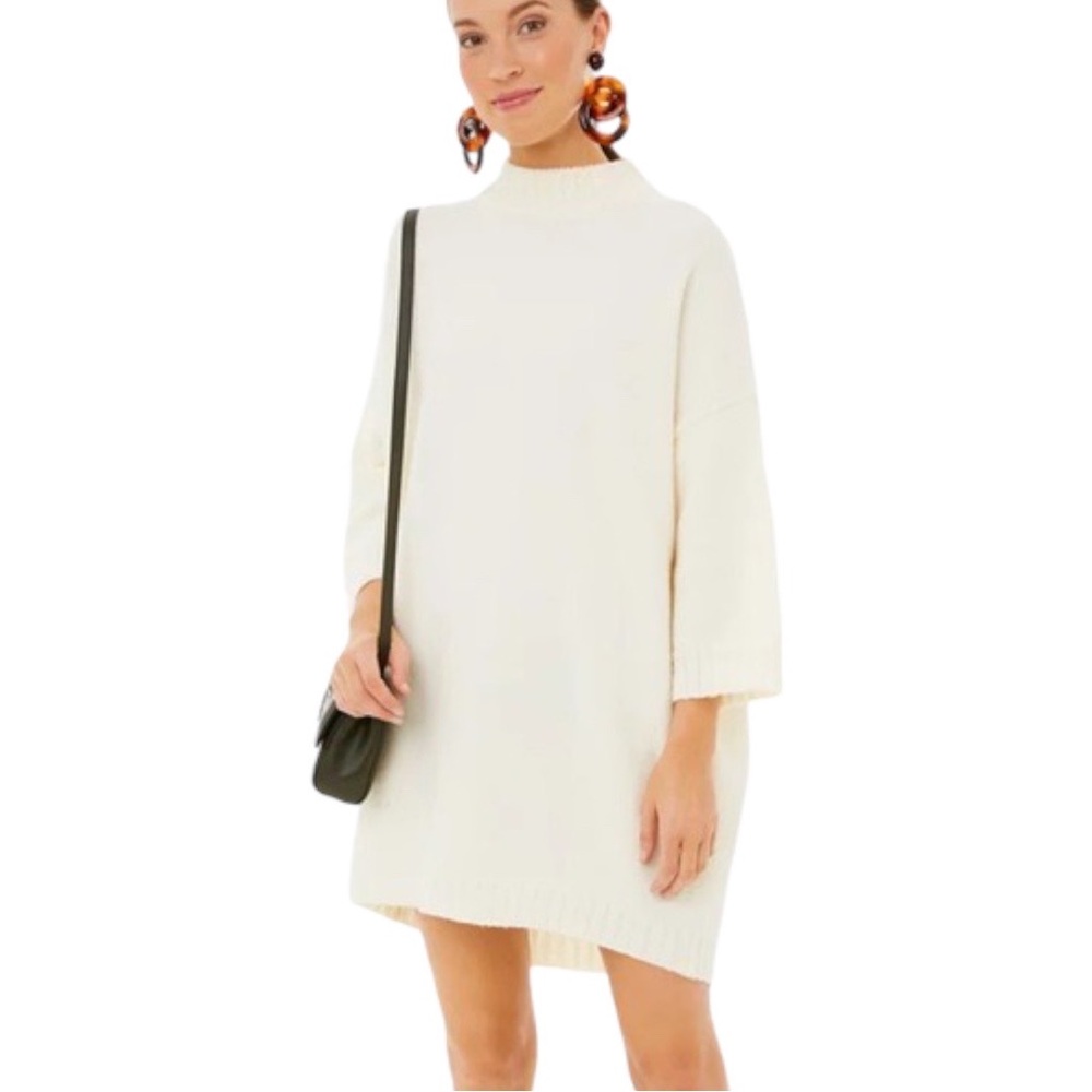 NWT Tuckernuck Ivory Knit Maxine Sweater Dress Size Small